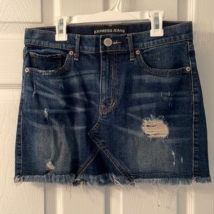 NWOT Express Denim Jean Skirt Size 6